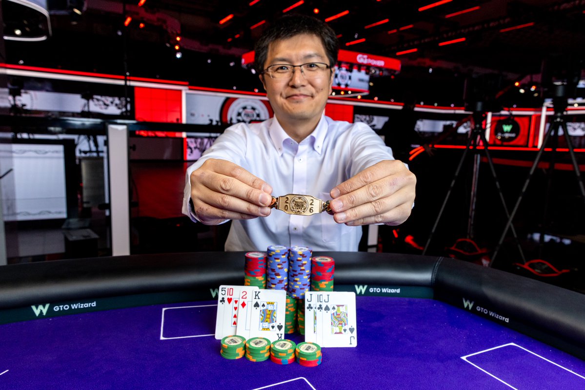 Naoya Kihara Wins WSOP Stud Championship, Third Bracelet in Three Days